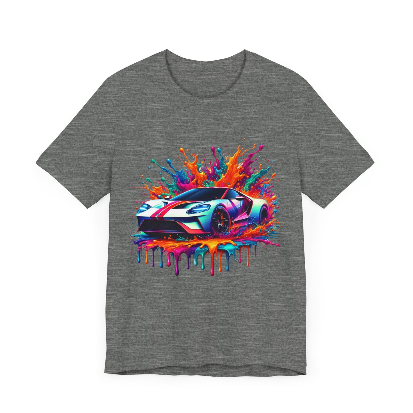 urban car design short sleeve tee