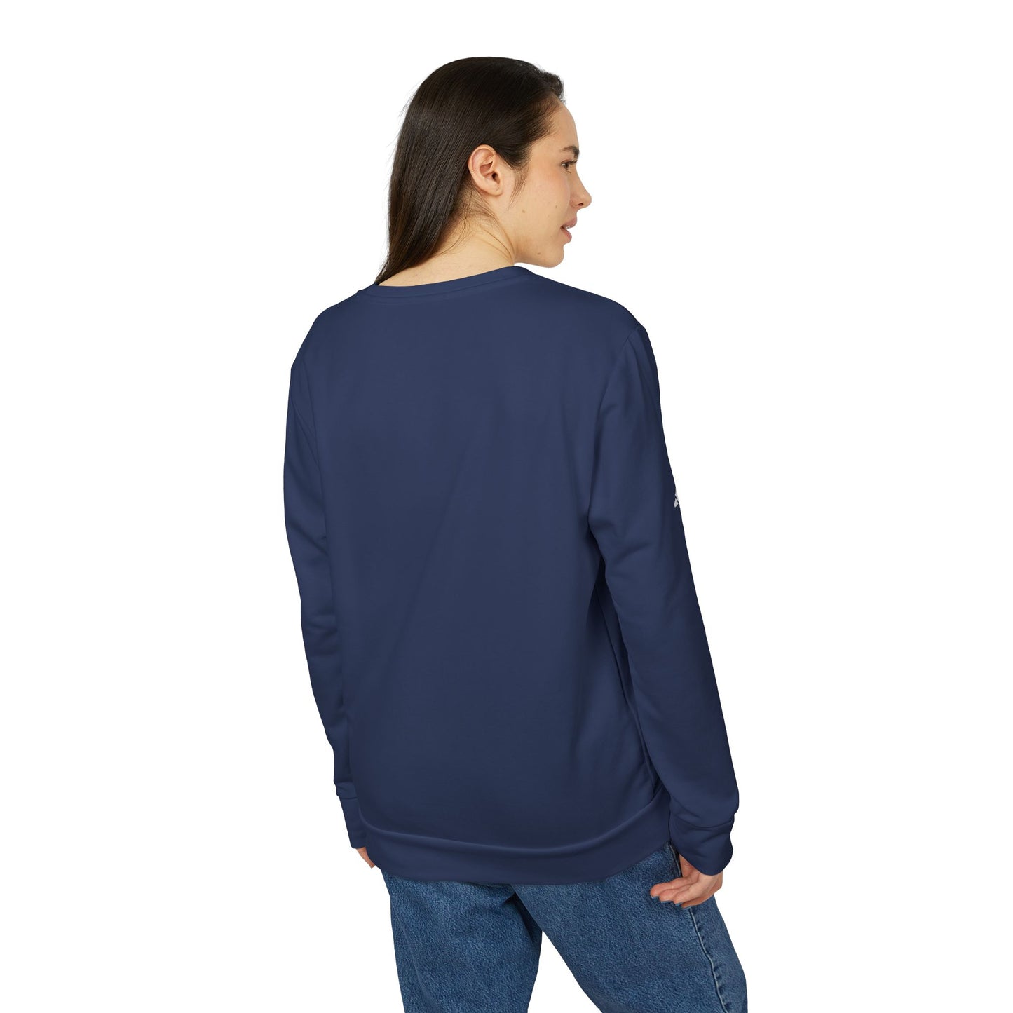 adidas urban design forbidden knowledge fleece crewneck sweatshirt