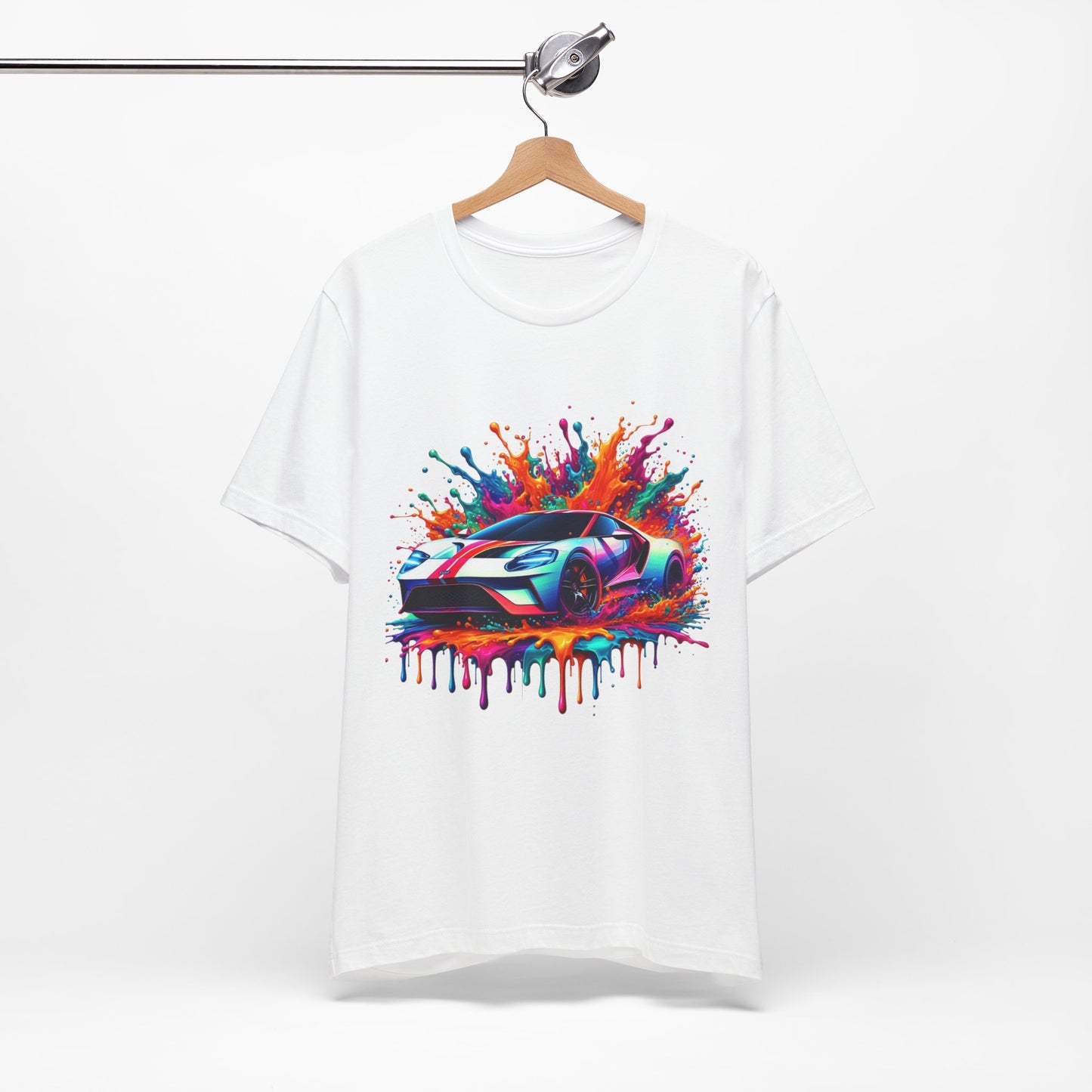 urban car design short sleeve tee