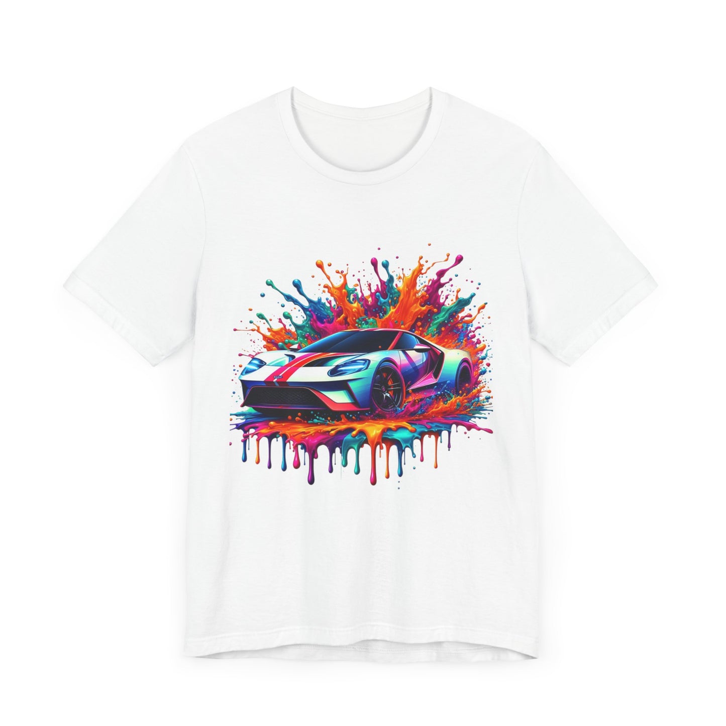 urban car design short sleeve tee