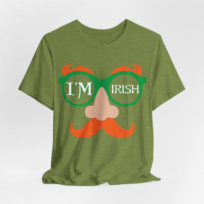 Funny Irish Shirt- I am Irish Tshirt Saint Patrick Day Shirts Drinking Shirts Funny Mustache Shirt