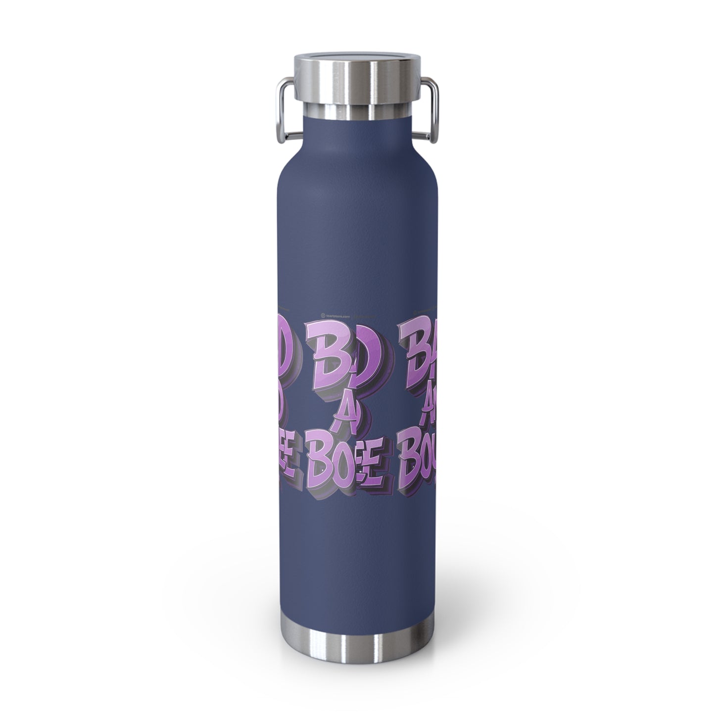 bad and boujee copper vacuum insulated bottle, 22oz