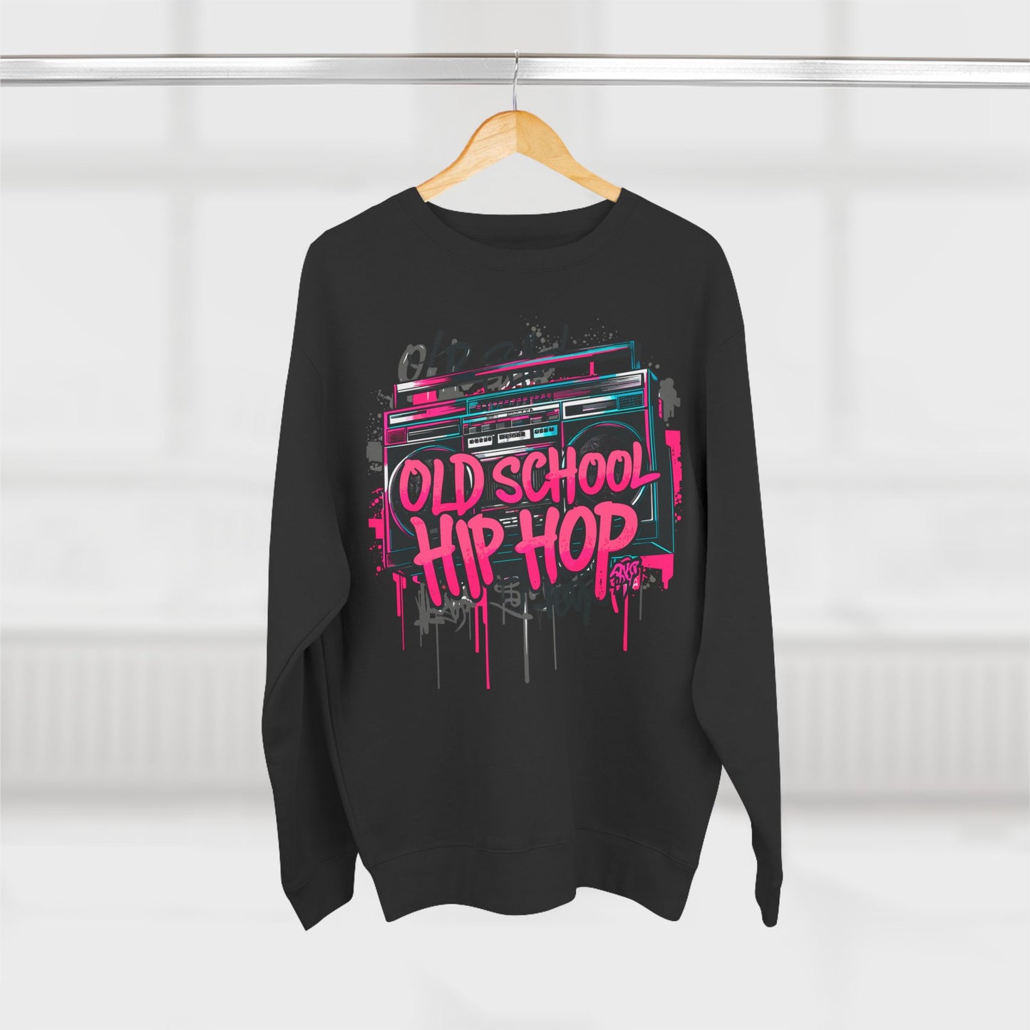 old school hip hop unisex crewneck sweatshirt