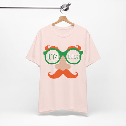 Funny Irish Shirt- I am Irish Tshirt Saint Patrick Day Shirts Drinking Shirts Funny Mustache Shirt