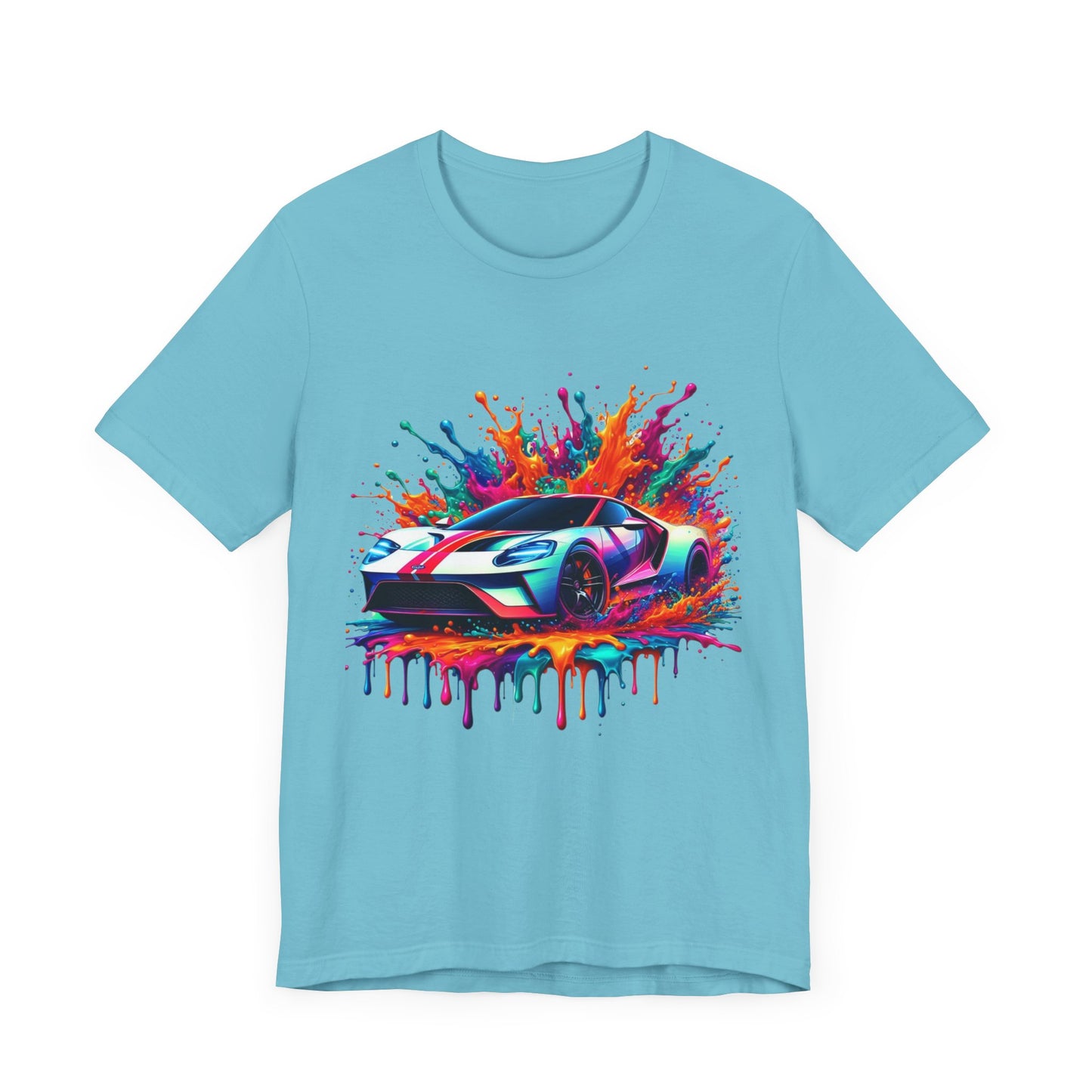 urban car design short sleeve tee