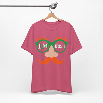 Funny Irish Shirt- I am Irish Tshirt Saint Patrick Day Shirts Drinking Shirts Funny Mustache Shirt