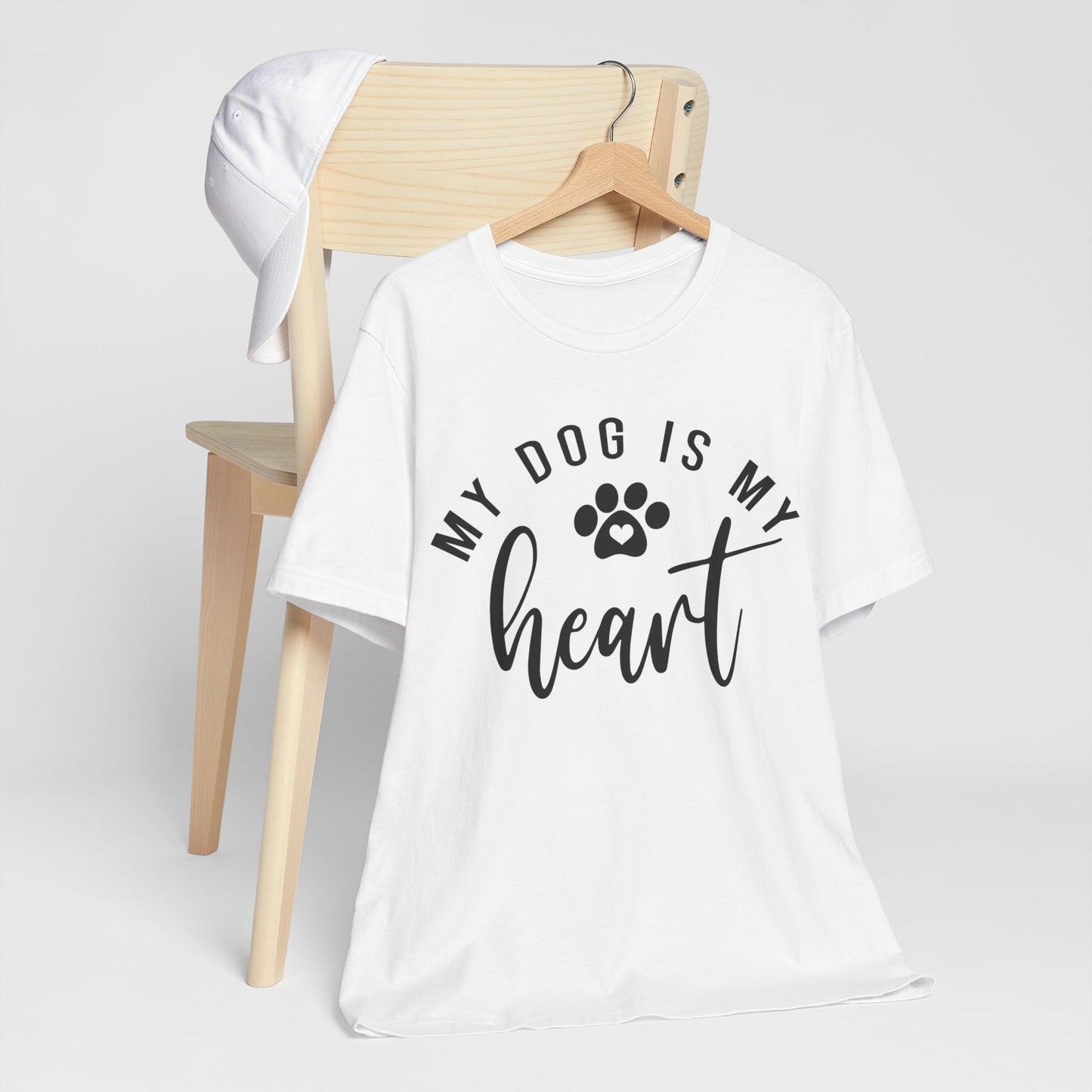 my dog is my heart shirt | cute dog t-shirt | dog mom shirt |