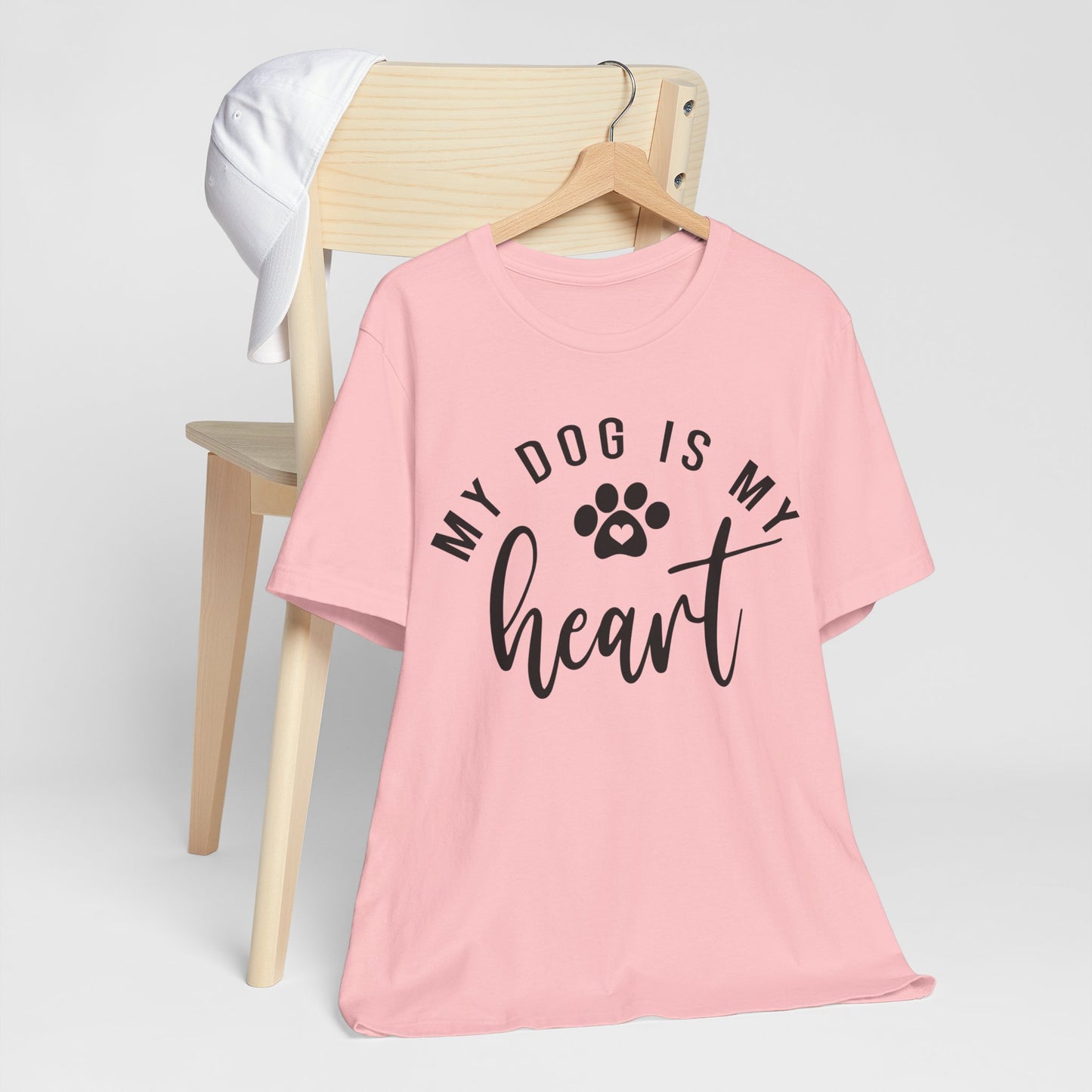 my dog is my heart shirt | cute dog t-shirt | dog mom shirt |