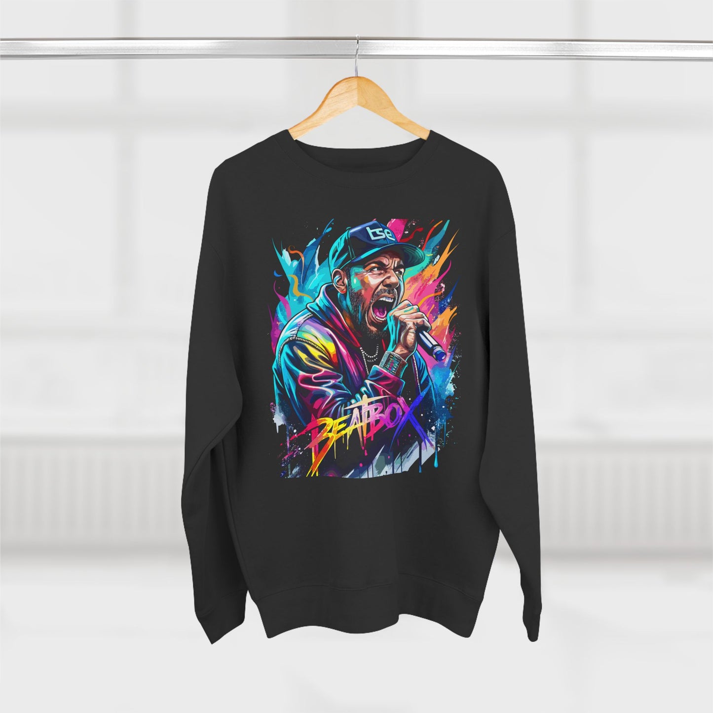 beat boy urban design crewneck sweatshirt