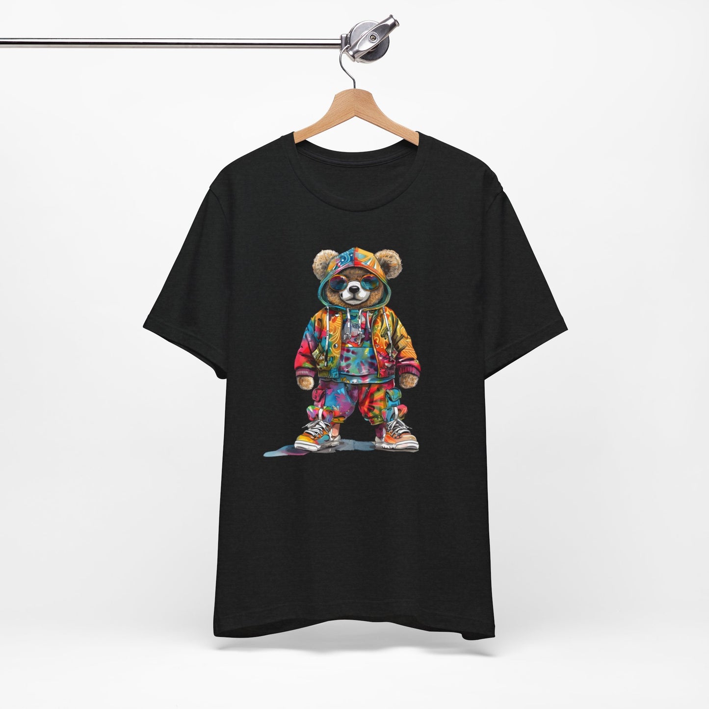 urban bear unisex tee shirt - urban city wildlife design