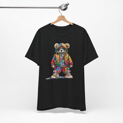 Urban Bear Unisex Tee Shirt - Urban City Wildlife Design