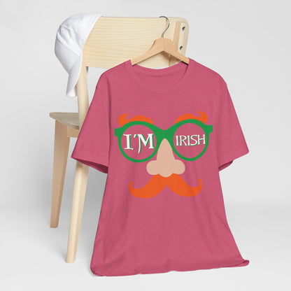 Funny Irish Shirt- I am Irish Tshirt Saint Patrick Day Shirts Drinking Shirts Funny Mustache Shirt