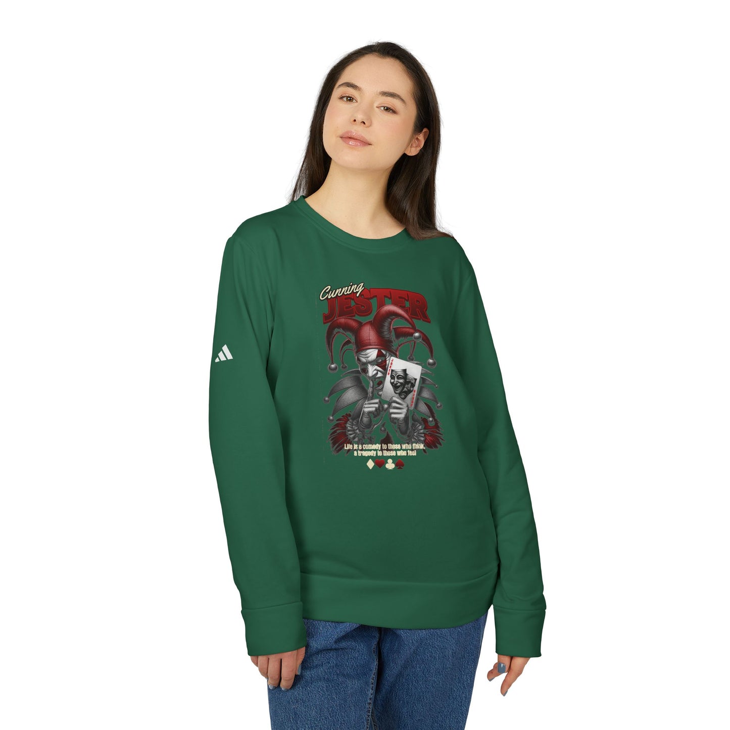 adidas urban joker fleece crewneck sweatshirt