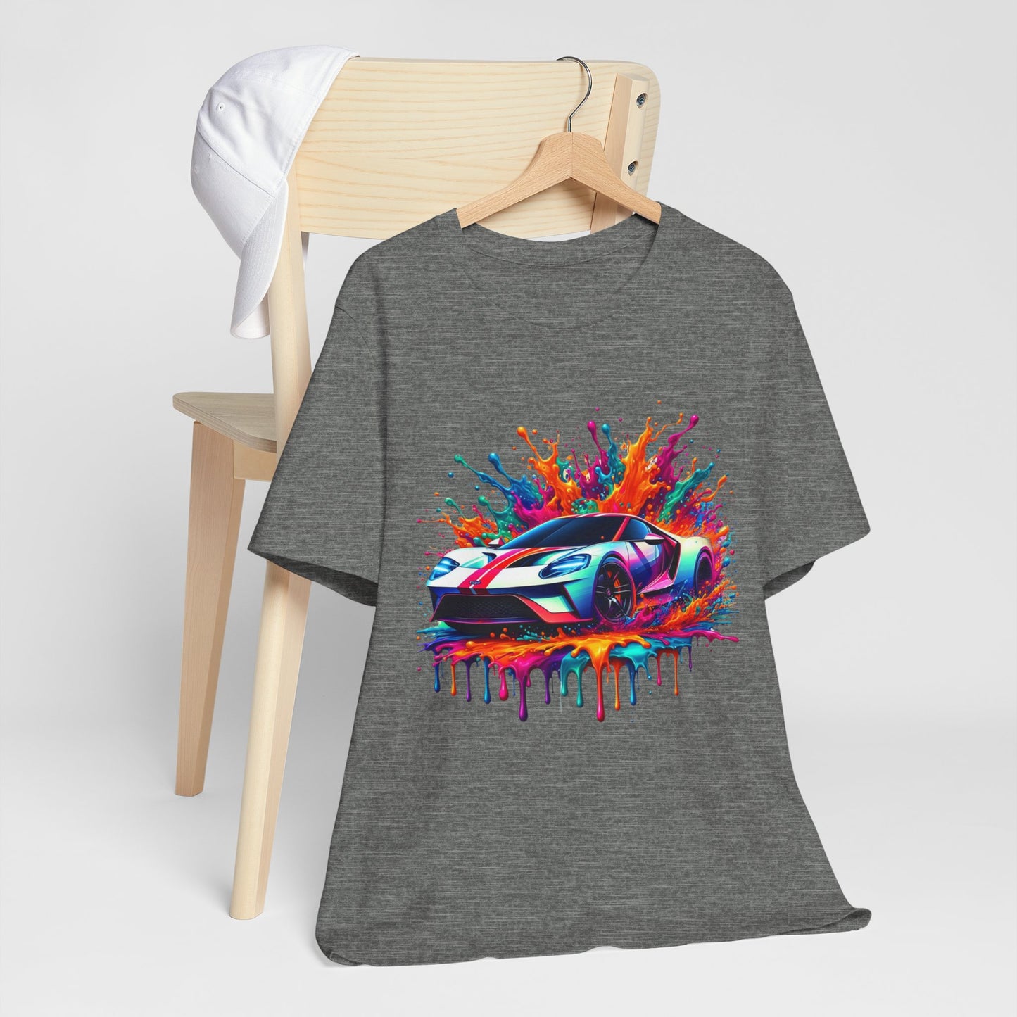 urban car design short sleeve tee