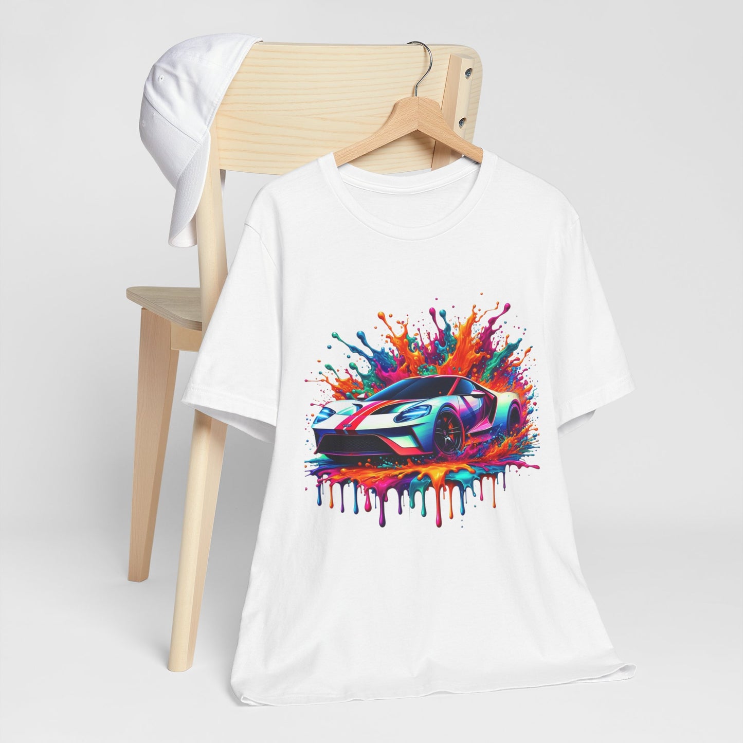 urban car design short sleeve tee