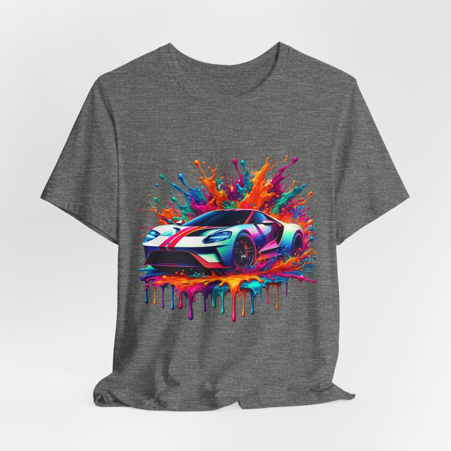 urban car design short sleeve tee