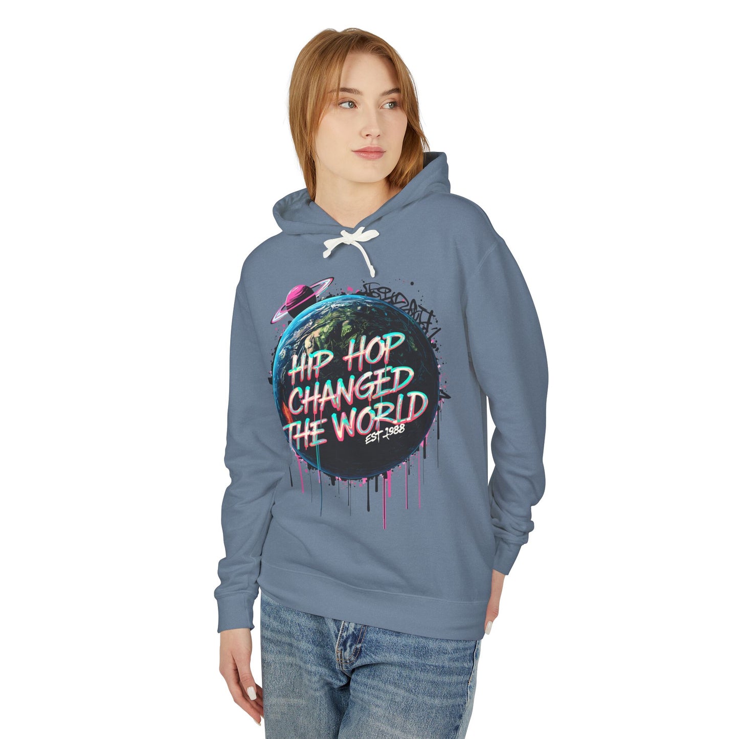 urban hip hop design hooded sweatshirt