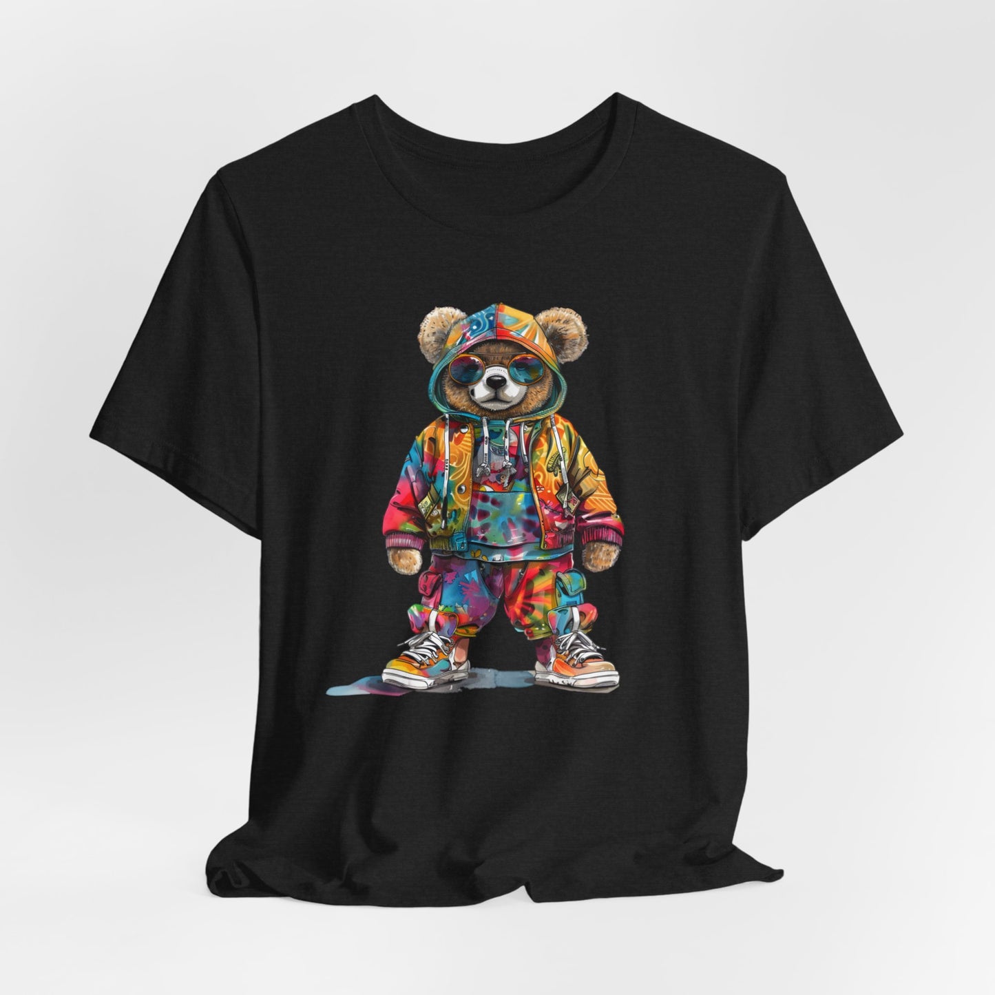 urban bear unisex tee shirt - urban city wildlife design