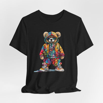 Urban Bear Unisex Tee Shirt - Urban City Wildlife Design