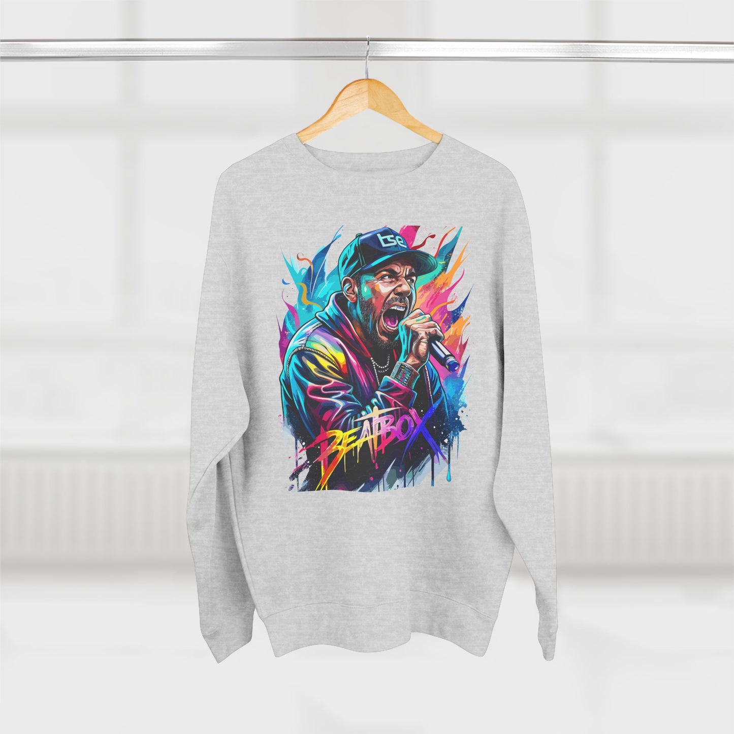 beat boy urban design crewneck sweatshirt