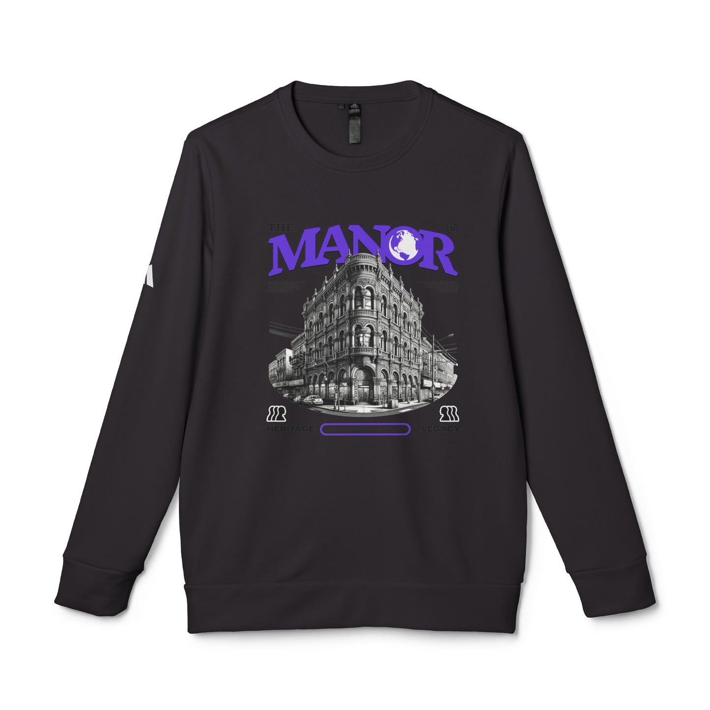 adidas urban manor fleece crewneck sweatshirt
