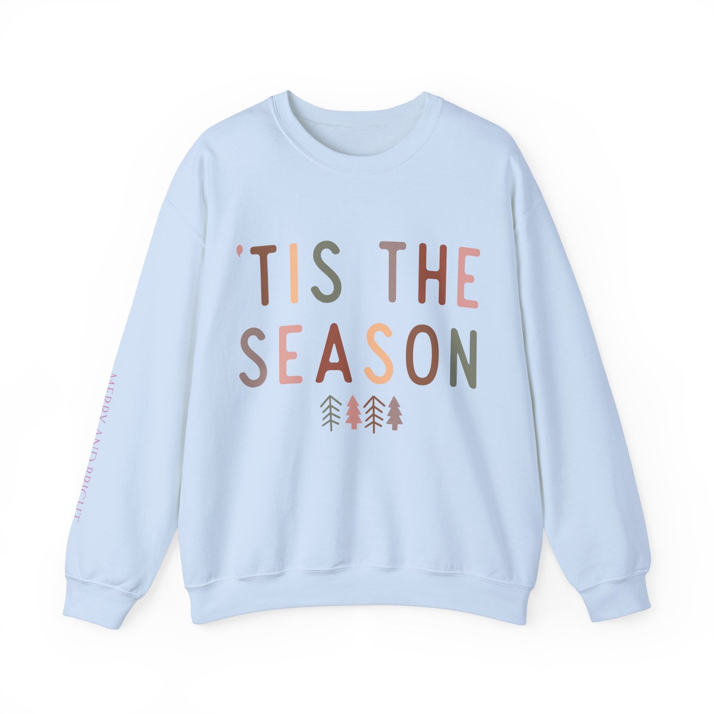 merry christmas tree sweatshirt merry & bright christmas