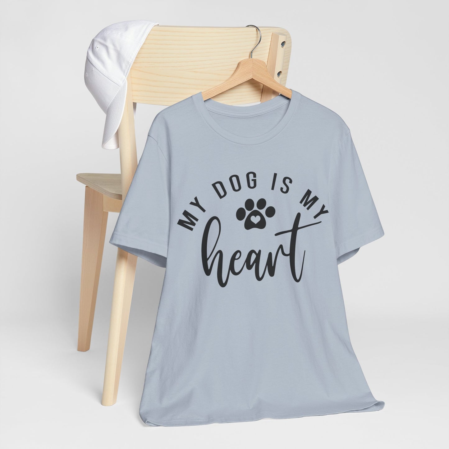 my dog is my heart shirt | cute dog t-shirt | dog mom shirt |