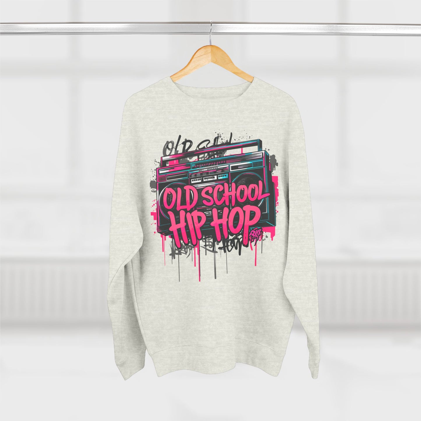 old school hip hop unisex crewneck sweatshirt