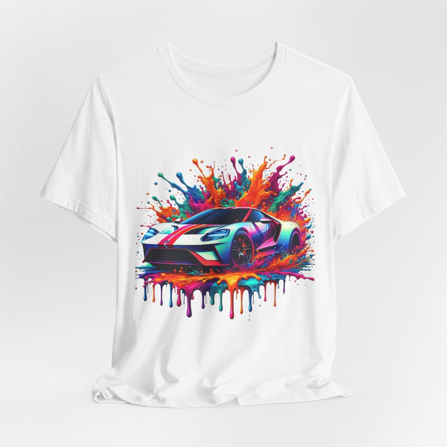 urban car design short sleeve tee