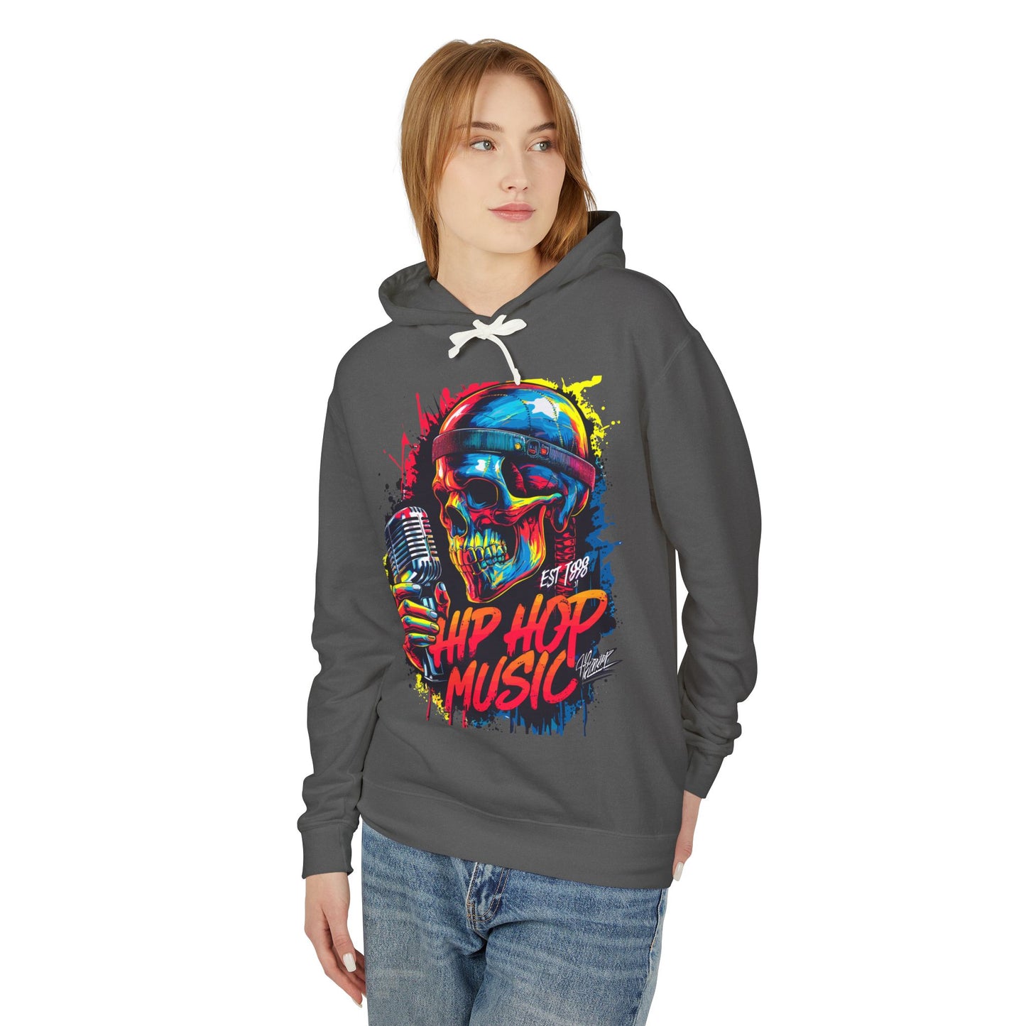 urban hip hop design hooded sweatshirt