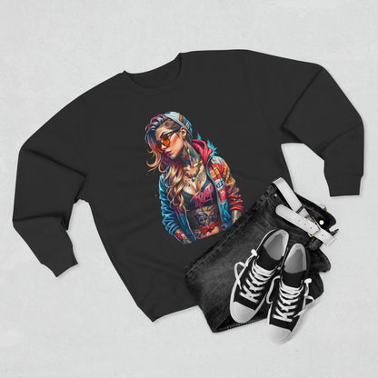 Trap Music Urban Design Crewneck Sweatshirt