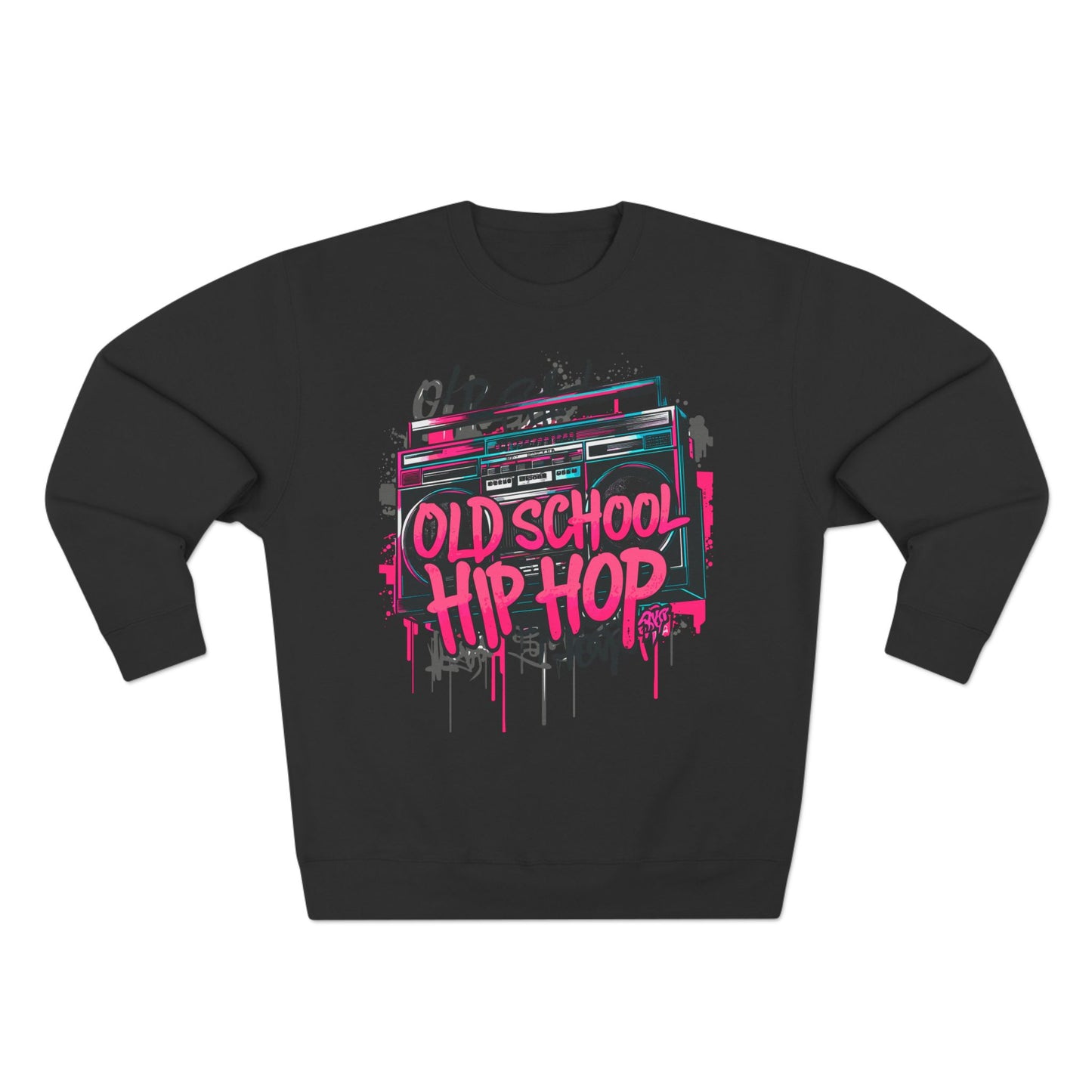 old school hip hop unisex crewneck sweatshirt