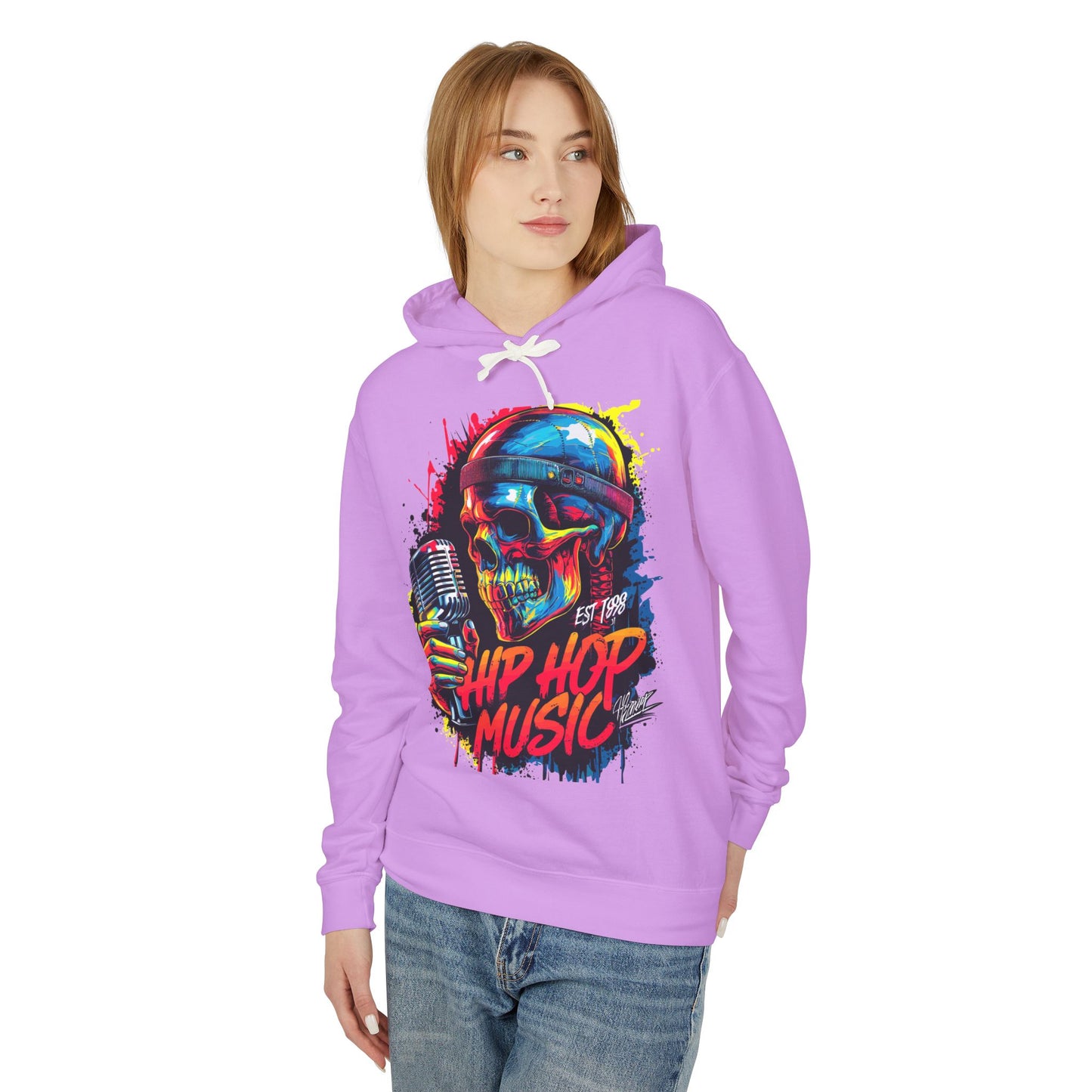 urban hip hop design hooded sweatshirt