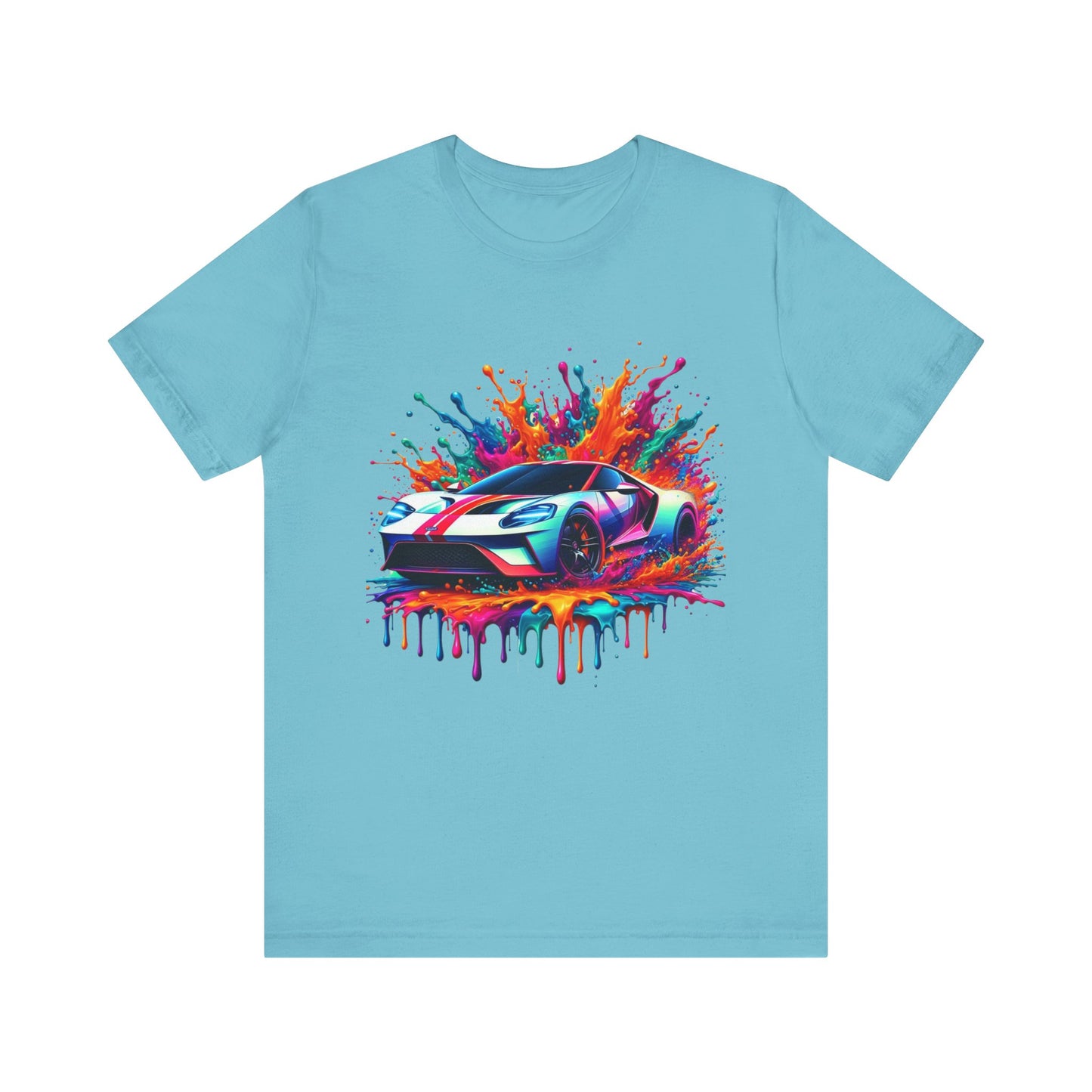 urban car design short sleeve tee