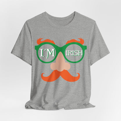 Funny Irish Shirt- I am Irish Tshirt Saint Patrick Day Shirts Drinking Shirts Funny Mustache Shirt