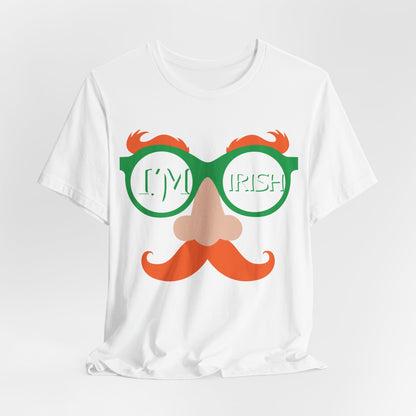 Funny Irish Shirt- I am Irish Tshirt Saint Patrick Day Shirts Drinking Shirts Funny Mustache Shirt