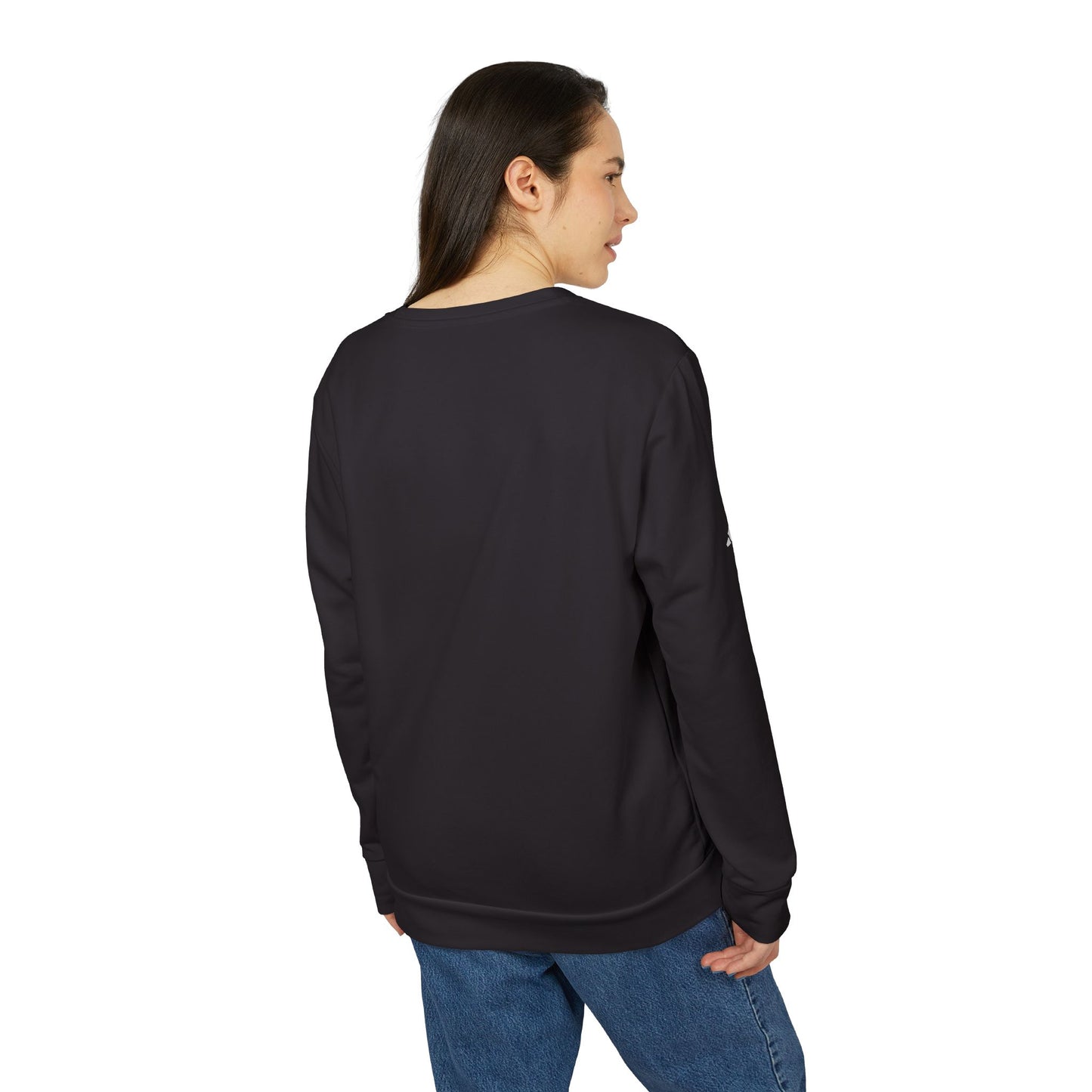 adidas urban design forbidden knowledge fleece crewneck sweatshirt
