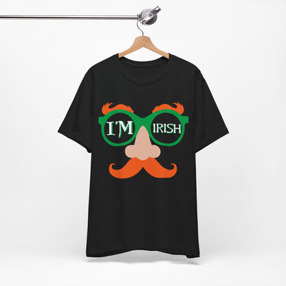 Funny Irish Shirt- I am Irish Tshirt Saint Patrick Day Shirts Drinking Shirts Funny Mustache Shirt