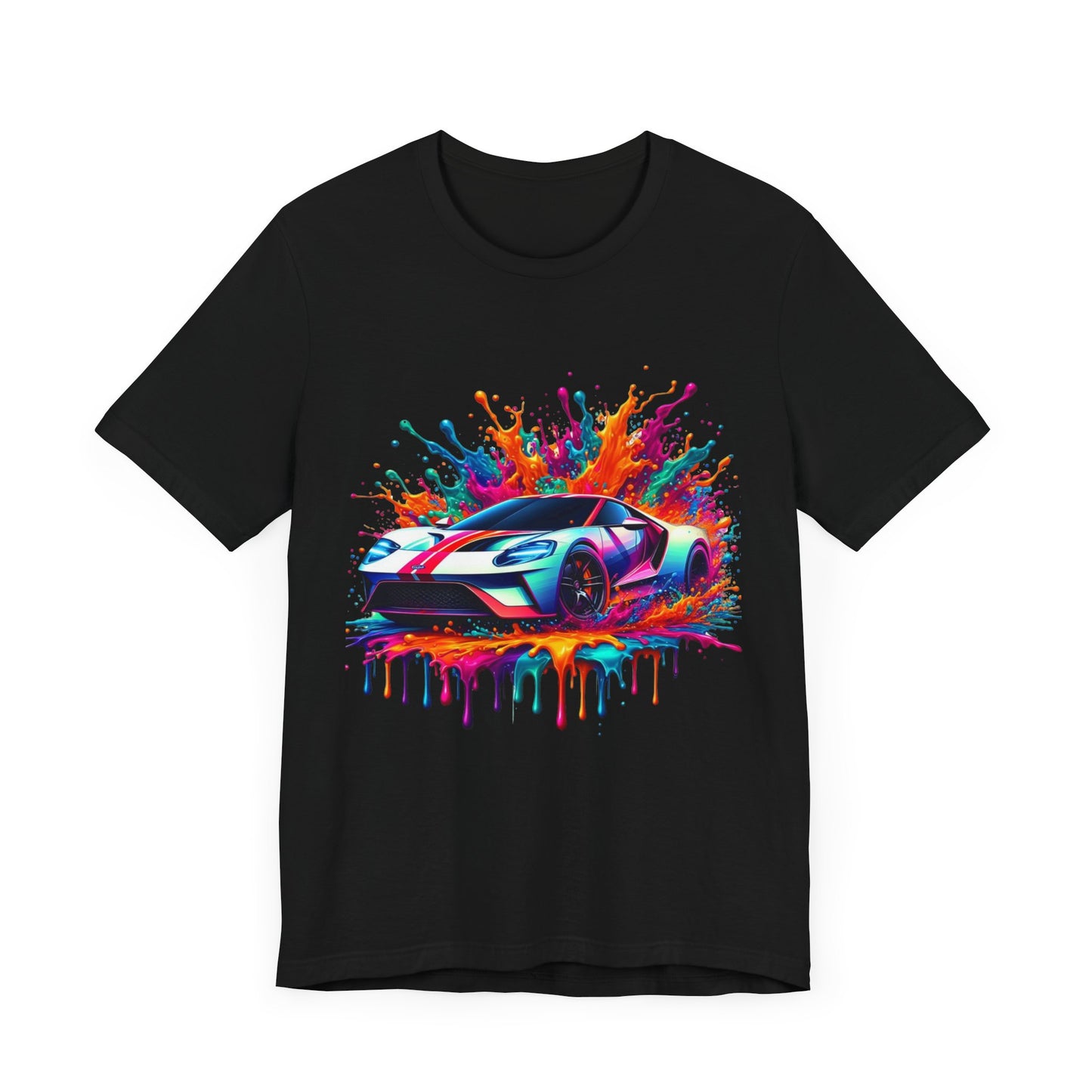 urban car design short sleeve tee