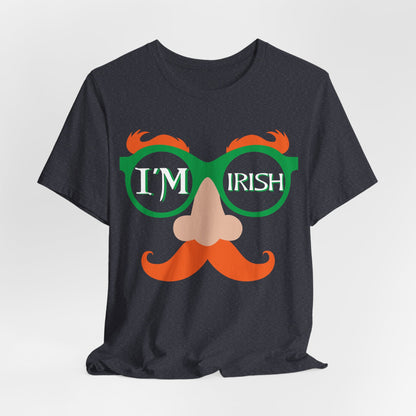 Funny Irish Shirt- I am Irish Tshirt Saint Patrick Day Shirts Drinking Shirts Funny Mustache Shirt