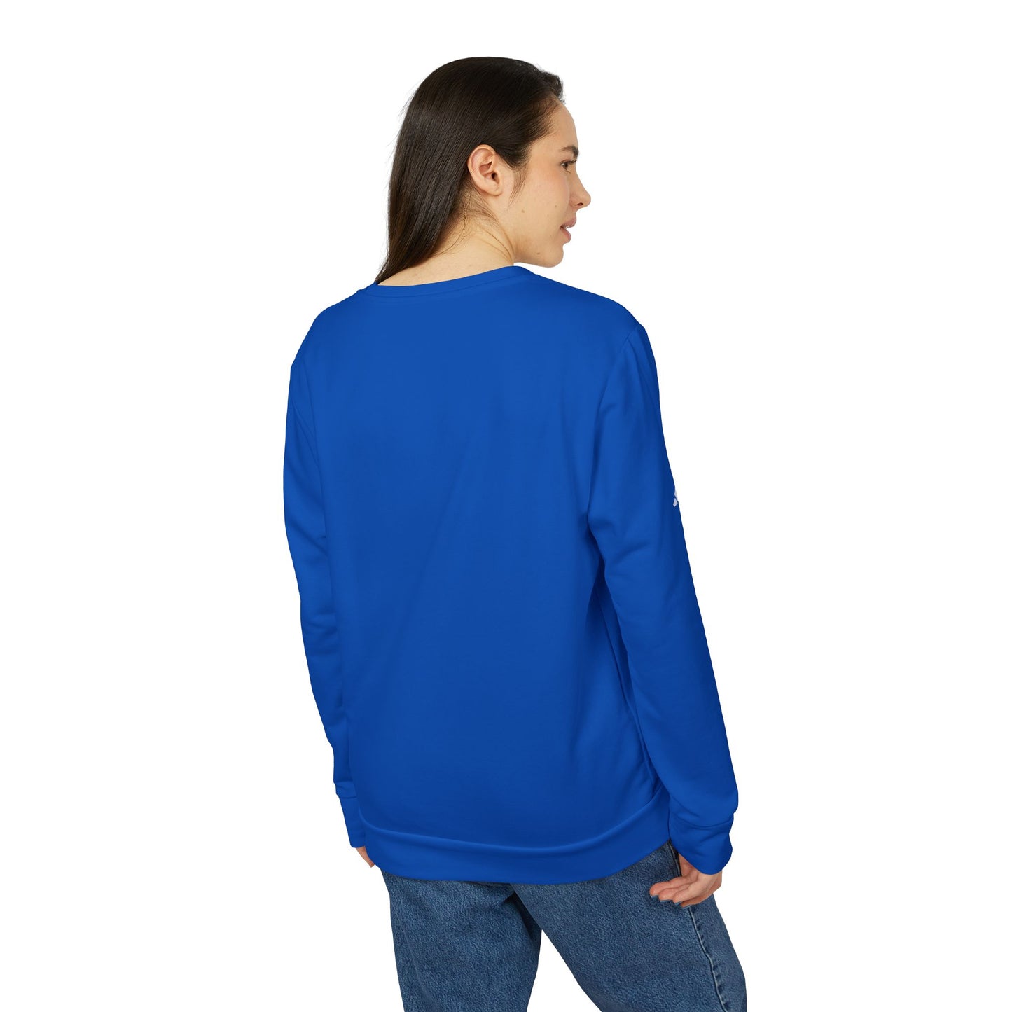 adidas urban design forbidden knowledge fleece crewneck sweatshirt